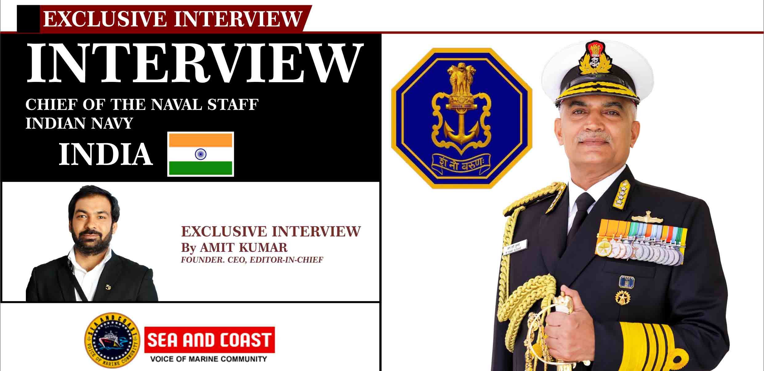 INTERVIEW CHIEF OF THE NAVAL STAFF Indian navy, Admiral R. Hari Kumar